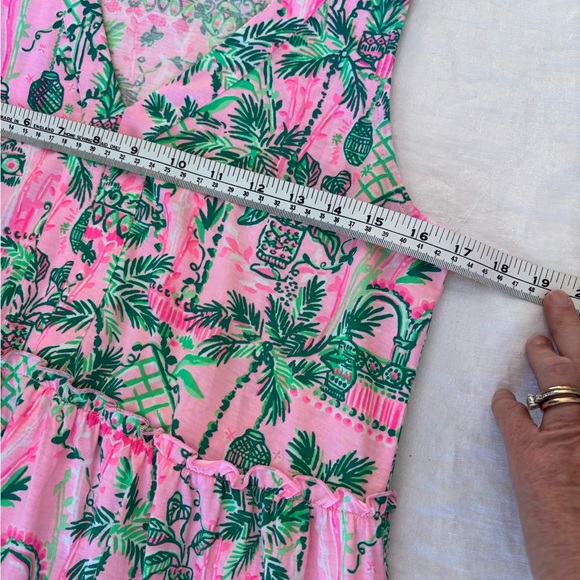 Lily Pulitzer Lorina Tiered Swing Dress in Mandevilla Baby Always Worth it Print - Picture 8 of 11